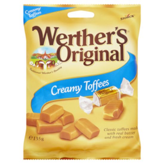 Picture of Bags Werthers Original Toffee (Blue) 135g x15